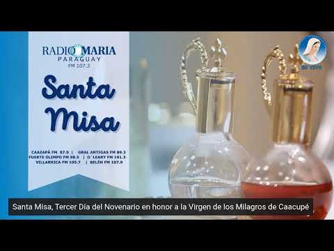 Santa Misa tercer día del Novenario en honor a la Virgen de Caacupé