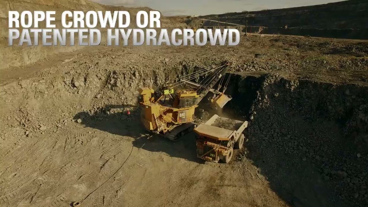 Cat® Electric Rope Shovels - Reliability at Work - YouTube