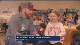 Alpine Crest Elementary thankful students