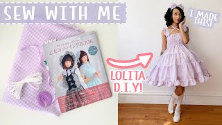 Making A Cute Summer Lolita Dress Sew With Me Otome No Sewing