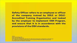 SAFETY OFFICER - D.O 198-18