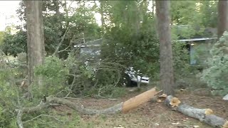 First Look at Severe Storms Damage Overnight