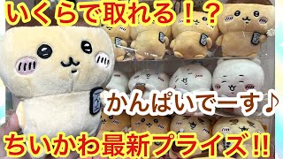 【ちいかわ】ちいかわのみものぬいぐるみ導入初日！！くりまんじゅう先輩とシーサーちゃんを狙っていくと・・・