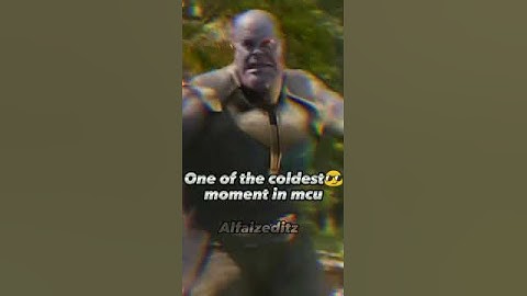 One of the coldest picture🥶 in MCU...#marvel #thor #thanos #shorts