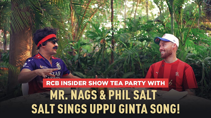 RCB Insider Show: Mr. Nags Invites Phil Salt for a Tea Party | IPL 2025