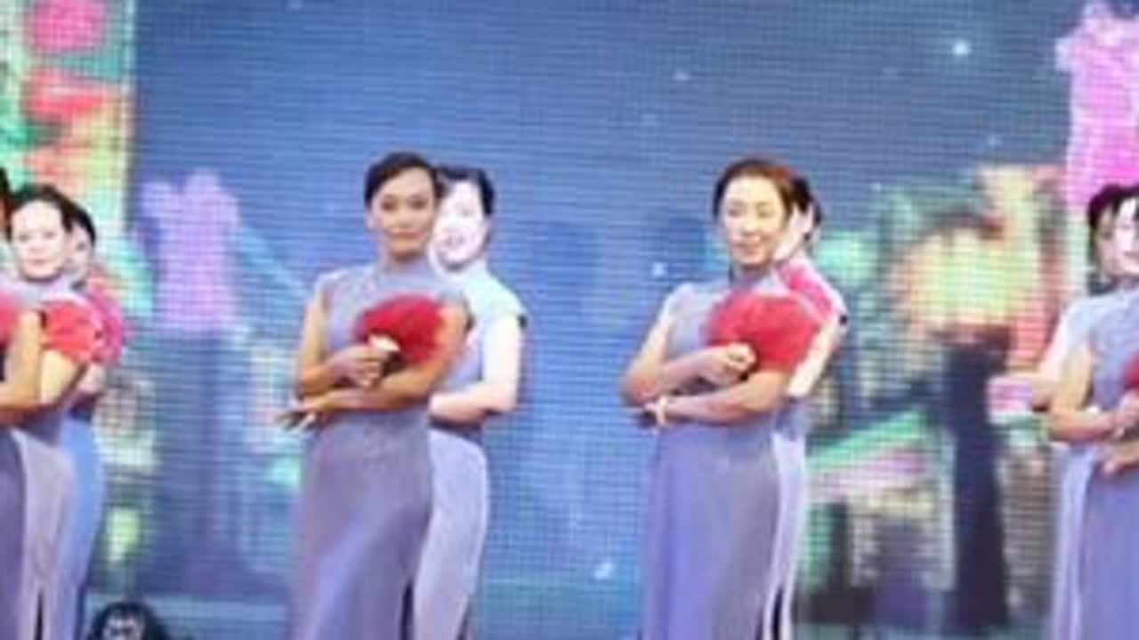 海派风格旗袍展示《雨夜》完整视频#旗袍舞 #旗袍完整版