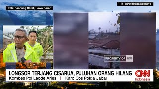 Longsor Terjang Cisarua, Puluhan Warga Dilaporkan Hilang