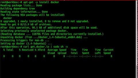 Screencast: docker lxc container with drupal