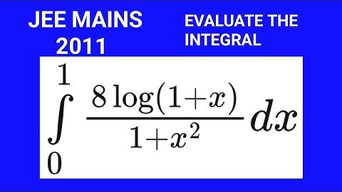 Definite INTEGRAL PYQS, SOLVED AND EXPLAINED ||JEE MAINS 2011||