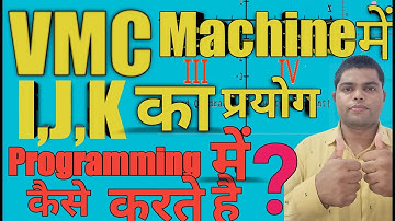 How to use I J K in VMC Programming||Vmc  Incremental  cammand I J K || VMC programming with I J k||