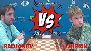 RADJABOV VS MURZIN II 2023 FIDE World Rapid Championship R9