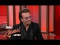 Jimmy Kimmel Interviews Bono About the Fight Against AIDS