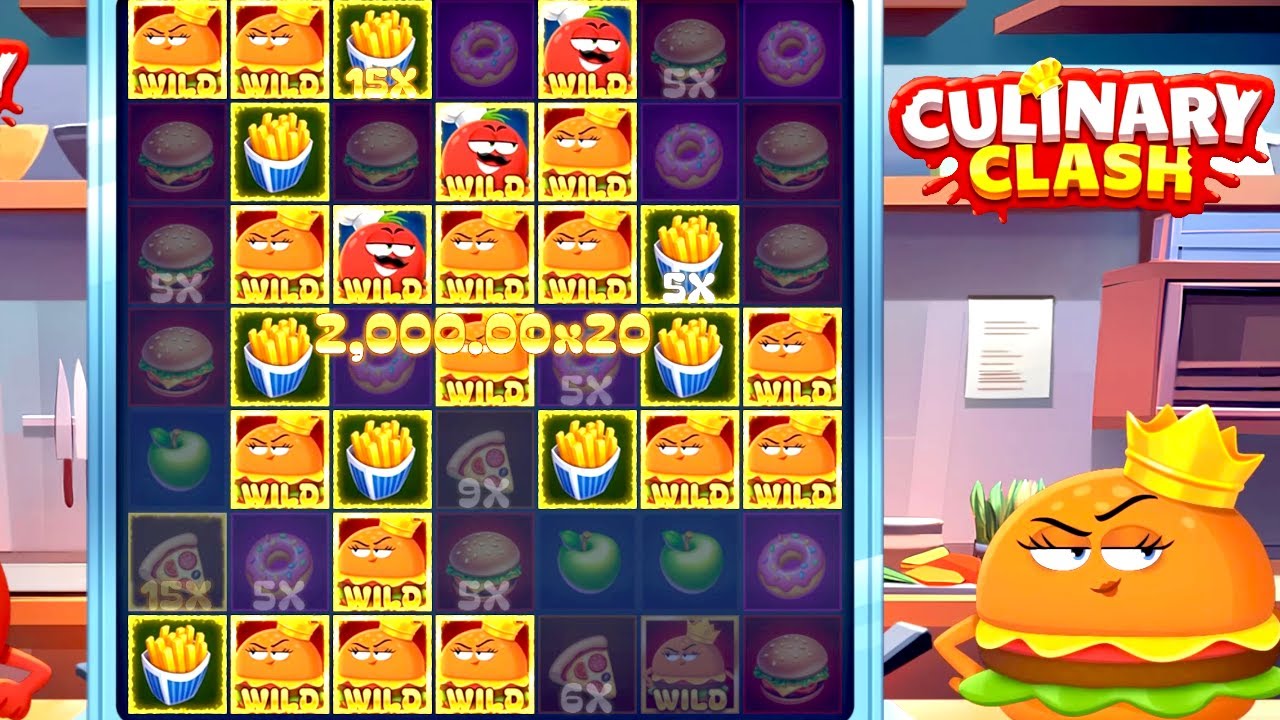 Culinary Clash Slot Drops in BIG Wild Zones and Multipliers | Jackpot Wins  - YouTube