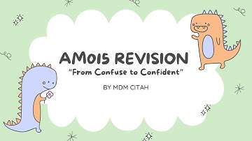 AM015 REVISION: ARITHMETIC SEQUENCE