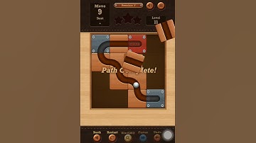 Roll the Ball slide puzzle Premium F Pack Level 11 Solution