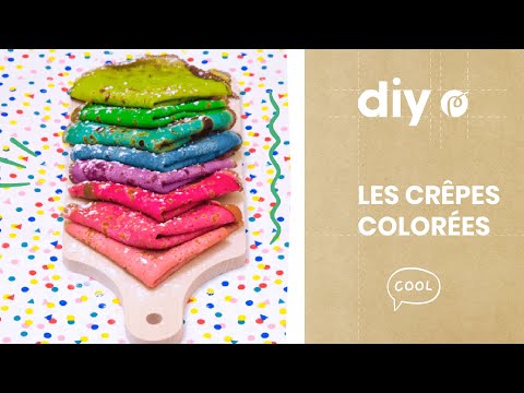 Vidéo: Cuisiner Des Crêpes Colorées