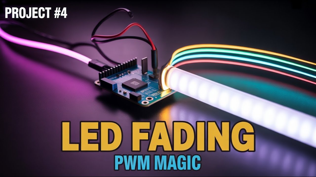 project #4 PWM function by Arduino Uno microcontroller - YouTube