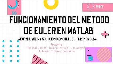 Método  de Euler en Matlab 📚