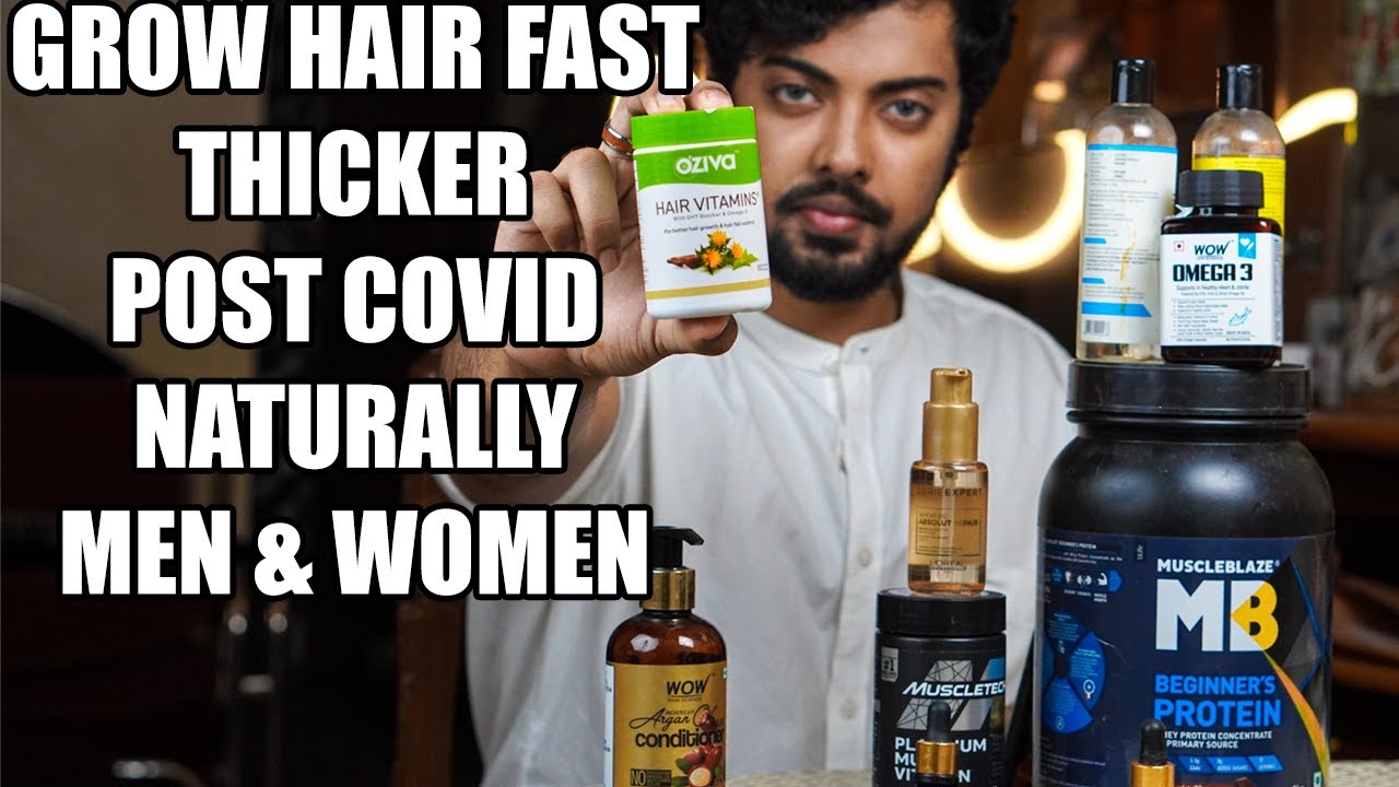HOW TO GROW HAIR FAST HOW TO STOP HAIRFALL HOW TO STOP RECEDING 