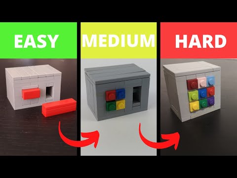 How To Make 3 Mini Lego Safes!!