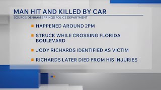 Police: Man hit, killed by car in Denham Springs