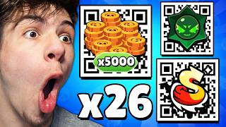 Famous ALL 26 WORKING QR CODES 100% IN BRAWL STARS! Wealth