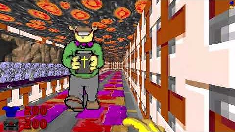 house of hades ep5a (Ultimate Simpsons Doom Mod) - level 9