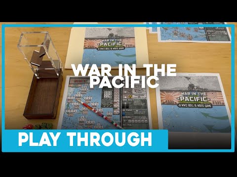 Playthrough | War in the Pacific | Solo Wargame | The Players' Aid