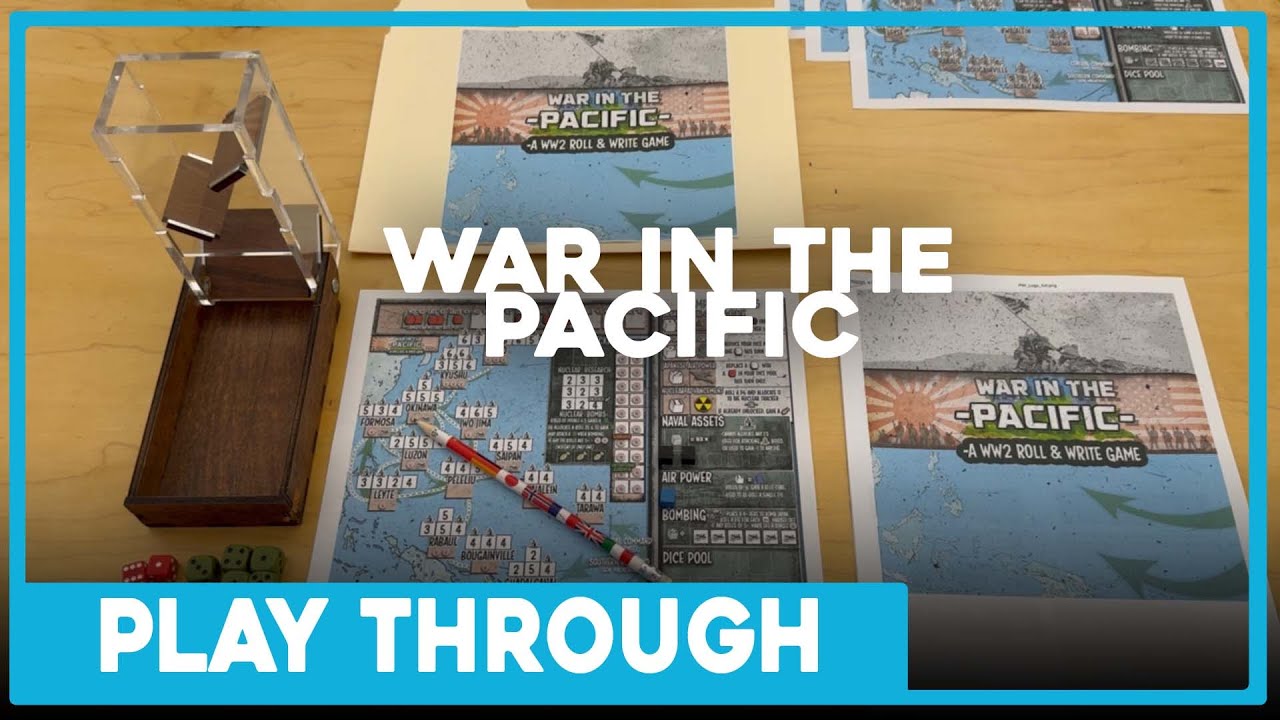 Playthrough | War in the Pacific | Solo Wargame | The Players' Aid