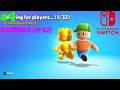 Stumble Guys Nintendo Switch 2-Player Split Screen Co-Op Gameplay! Part 4 (Stumble Up EZ)