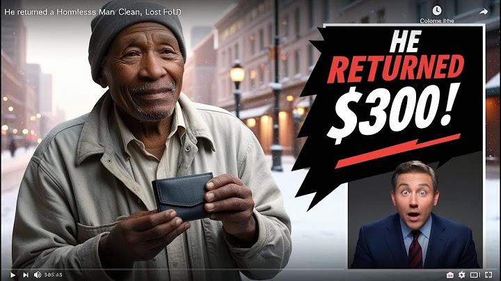 STORY  The Homeless Man Who Returned a Lost Wallet true, simple, and inspiring story