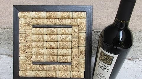 How to Make a Wine Cork Trivet Craft Tutorial | sponsored