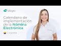 NUEVAS FECHAS: Calendario de Implementación de Nómina Electrónica #DIAN #Colombia