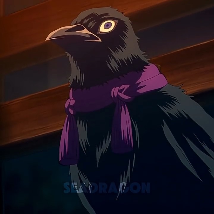 Kagayas crow 💀🤯 #demonslayer #kimetsunoyaiba #fyp #anime