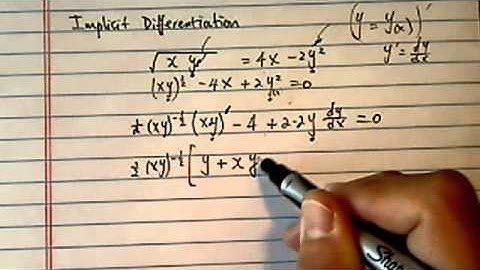 *How to Find Derivative dy/dx using IMPLICIT DIFFERENTIATION??!?