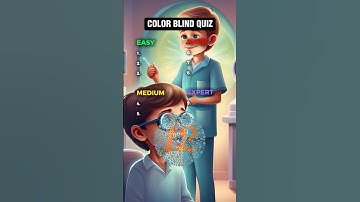 ARE YOU COLOR BLIND? 🎨 #trivia #quiz