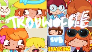 Playing all the Sarah Slacking Games (childhood unlocked🎀🎀)