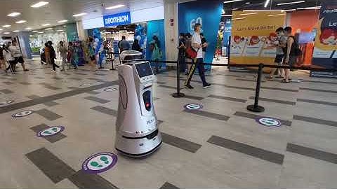 Adam the security patrol robot