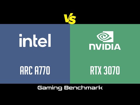 Intel Arc A770 vs nVidia GeForce RTX 3070 - Gaming Benchmark (1080p & 1440p)