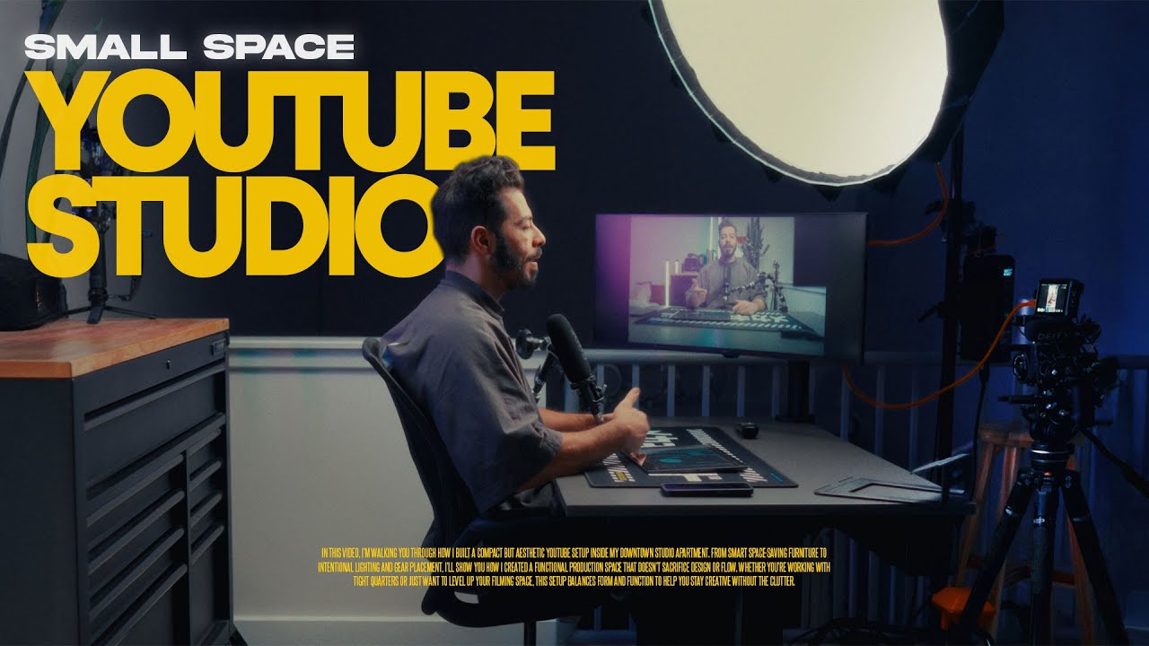 Creating the Perfect Small YouTube Studio - YouTube