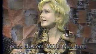 Cyndi Lauper na MTV Brasil, em 1994