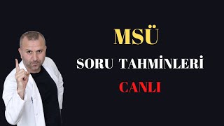 MSÜ SORU TAHMİNLERİ #msü #msüsoruları #msütekrar #msücoğrafya