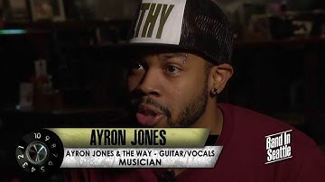 Ayron Jones on pulling off guitar strings at the end of a set -- Band In Seattle Interview