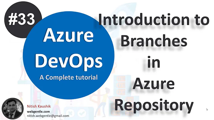 (#33) Branch in azure devops repo | What is branch in git  | Azure devops tutorial for beginners