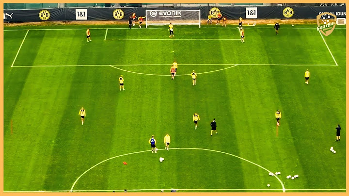 Borussia Dortmund - Six Phase Attack vs Defence Game & Tacitcal Training By Nuri Sahin