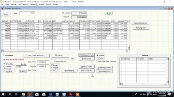 HOW TO CREATE PURCHASE INVOICE IN COMRADE SOFTWARE