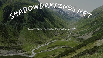 ⚔️ How to Create a Shadowdark Character with Shadowdarklings.net 🛡️