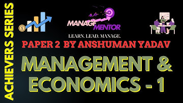 Lecture 1: Management and Economics  NET JRF Paper 2  By Anshuman Yadav