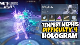 Bunshinnya Ngeselin Parah !? Tempest Mephis Difficulty 4 Hologram Wuthering Waves Ditusi