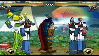 Mazinger Z, Jeeg Robot,  Proto Getter vs Darknnes, Great Mazinger,Grendizer 1